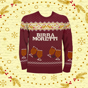 Free Birra Moretti Christmas Jumper