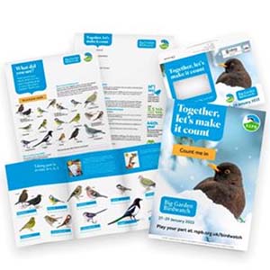 Free RSPB Bird Watching Pack