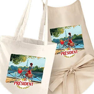 Free Apron and Tote Bags
