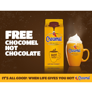 Free Chocomel Hot Chocolate