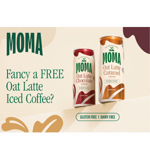 Free MOMA Oat Iced Latte