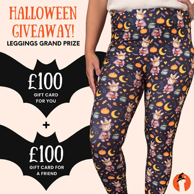 Free Llama Halloween Leggings