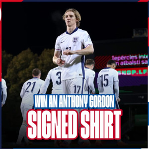 Free Signed England Shirt