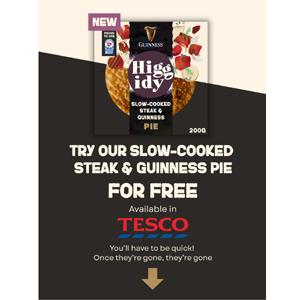 Free Higgidy Guinness Pie