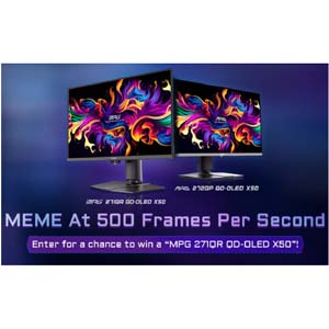 Free MSI 500Hz QD-OLED Monitor