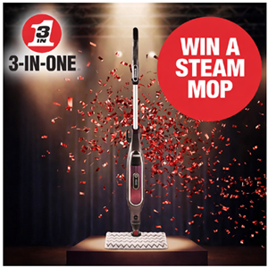 Free 3-IN-ONE Steam Mop