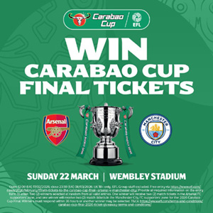 Free Tickets to the Carabao Cup Final